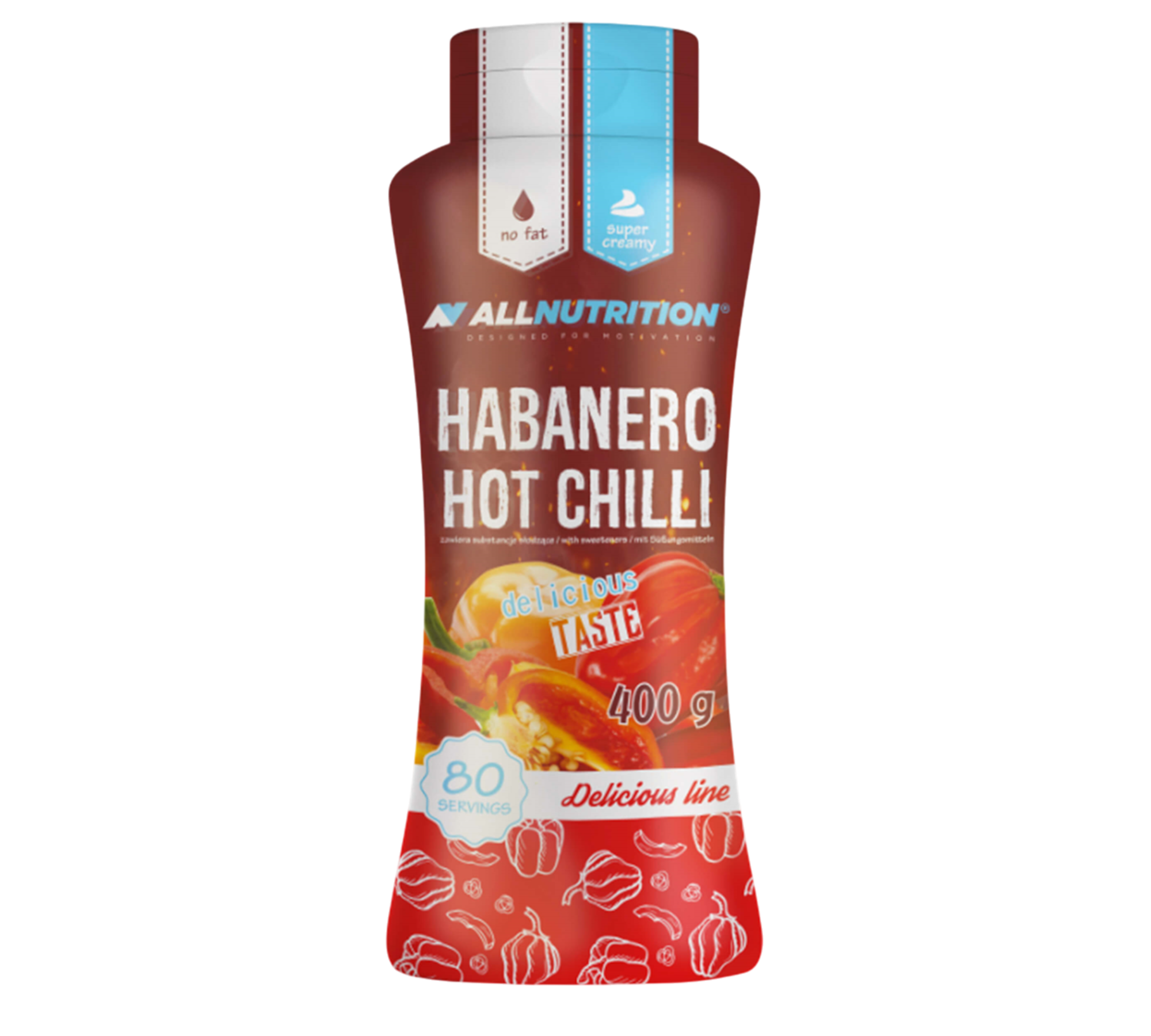 ALLNUTRITION Sauce Habanero Hot Chilli 400 g